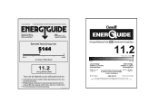 Haier HWE18VCR Energy Guide