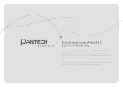 Pantech Element Spanish - Manual