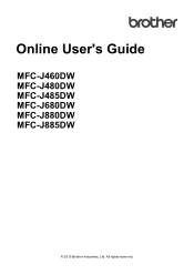 Brother International MFC-J480DW Online Users Guide HTML