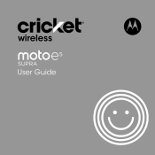Motorola moto e5 plus moto e5 supra User Guide Cricket