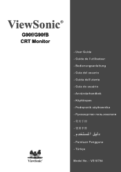 ViewSonic G90F-3 User Manual