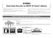 Yamaha Audio Owner's Manual