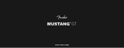 Fender Mustangtrade GT 200 Mustang™ GT 100 Quick Start Guide