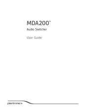 Plantronics MDA200 User Guide