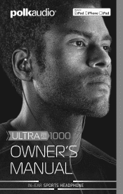 Polk Audio UltraFit 1000 UltraFit 1000 Owner's Manual