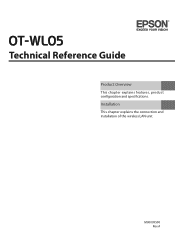 Epson TM-T20II Ethernet Plus OT-WL05 Technical Reference Guide