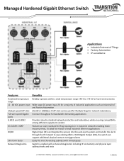 Lantronix SISGM1040-284-LRT Managed Hardened Gigabit Ethernet Switch Overview PDF 306.09 KB