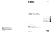 Sony VPL-FHZ85 Setup Guide