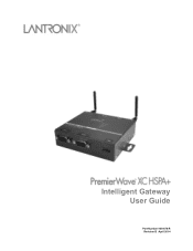 Lantronix PremierWave XC HSPA PremierWave XC HSPA+ - User Guide
