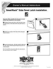 Tripp Lite SR25UBEXP Installation Guide for SmartRack Latch 932902