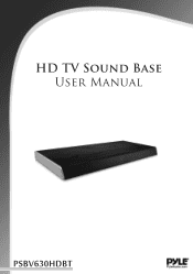 Pyle UPSBV630HDBT Instruction Manual