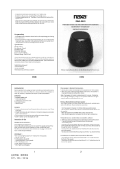 Naxa NAS-3041 NAS-3041 English manual