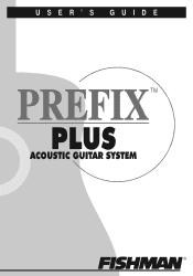 Fender Fishman Prefix Plus Preamp Owners Manual