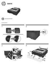 HP LaserJet Pro M435 Optional Paper Feeder Installation Guide