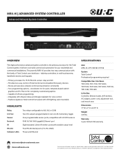 URC MRX-15 Spec Sheet
