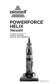 Bissell Powerforce Helix Bagless Upright Vacuum 1700 Users Guide