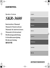 Onkyo SKR-3600 User Manual English