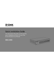 D-Link DBG-2000 Quick Install Guide