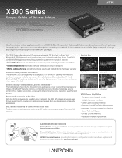 Lantronix X300 Series X300 Series Product Brief