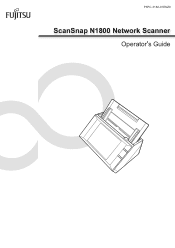 Konica Minolta Fujitsu ScanSnap N1800 Operating Guide