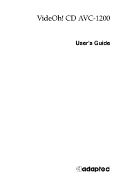 Adaptec AVC-1200 User Guide