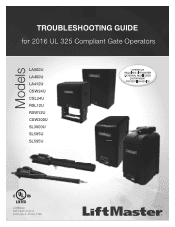 LiftMaster RSL12U RSL12U Troubleshooting Guide Manual