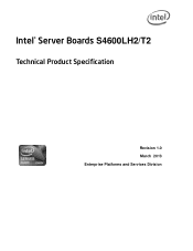 Intel S4600LH Technical product specification