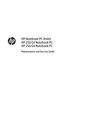 HP 256 Maintenance and Service Guide
