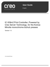 Konica Minolta AccurioPress 6136P IC-309m2 User Guide