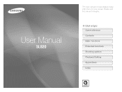 Samsung EC-SL820BBP User Manual