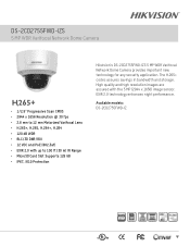 Hikvision DS-2CD2755FWD-IZS Data Sheet