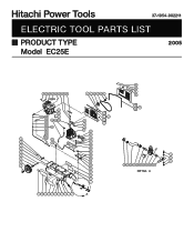 Hitachi EC25E Parts Catalog