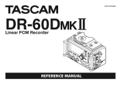 TASCAM DR-60DMKII Reference Manual