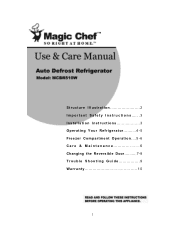 Magic Chef MCBR510W User Manual