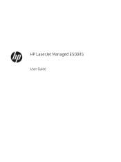 HP LaserJet E50000 User Guide