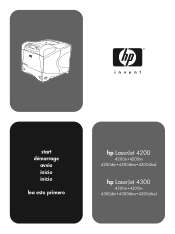 HP 4200dtn HP LaserJet 4200 and 4300 series printer - Start Guide