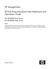 HP XP20000 HP StorageWorks XP Disk Array Mainframe Host Attachment and Operations Guide (A5951-96154, September 2010)