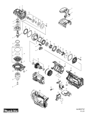 Makita XAD05T Parts Breakdown