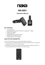 Naxa NA-3031 NA-3031 manual - English