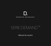 Definitive Technology D15 Demand D17 D15 Owners Manual ESP PDF v01