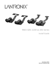 Lantronix NM2-GXE-201 Series NM2-GXE-201 Series Installation Guide Rev E