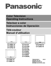 Panasonic CT27SC14J 27' Color Tv