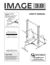 Image Fitness 3.8 English Manual