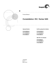 Seagate ST2000NM0011 Constellation ES.1 SAS Product Manual