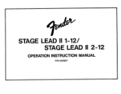 Fender Stage Lead II Owner Manual