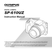 Olympus 228045 SP-610UZ Instruction Manual (English)