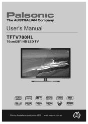 Palsonic tftv700hl Owners Manual