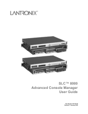 Lantronix SLC 8000 Advanced Console Manager User Guide