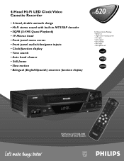 Philips VR620CAT Leaflet