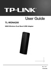TP-Link N900 TL-WDN4200 V1 User Guide 1910010869